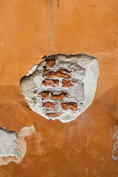 Layers of Time - Exposed Brick Wall in Gamla Stan, Stockholm by Dave Adriaanse - Photography