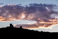 Les moulins de DonQuichot au coucher du soleil