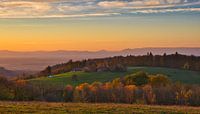 Sonnenuntergang am Langenhard oberhalb von Lahr