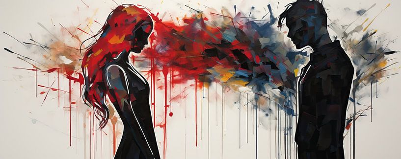 Burning Love by Eye catching paintings