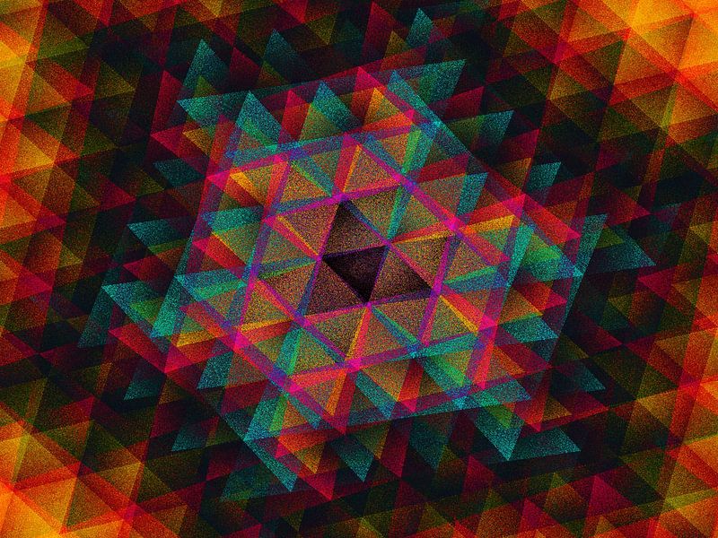 Meditation - Moderne und abstrakte zeitgenössische Kunst von Mad Dog Art