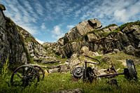 Abandoned marble quarry on Iona, Scotland