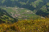 Uitzicht op het Zillertal.