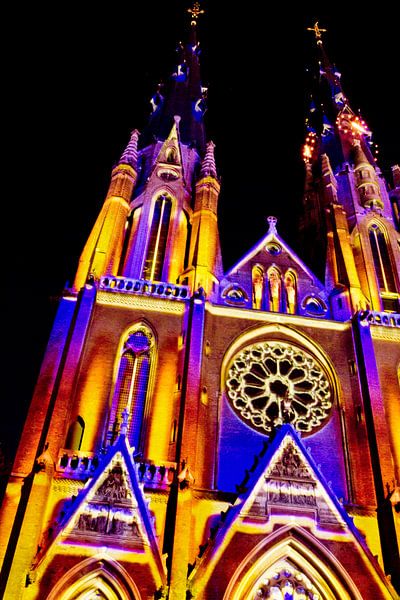 Illuminated Church by Margriet Cloudt