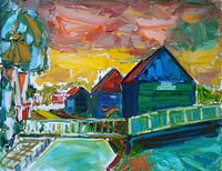 Rasensandung in der Nähe von Kolhorn