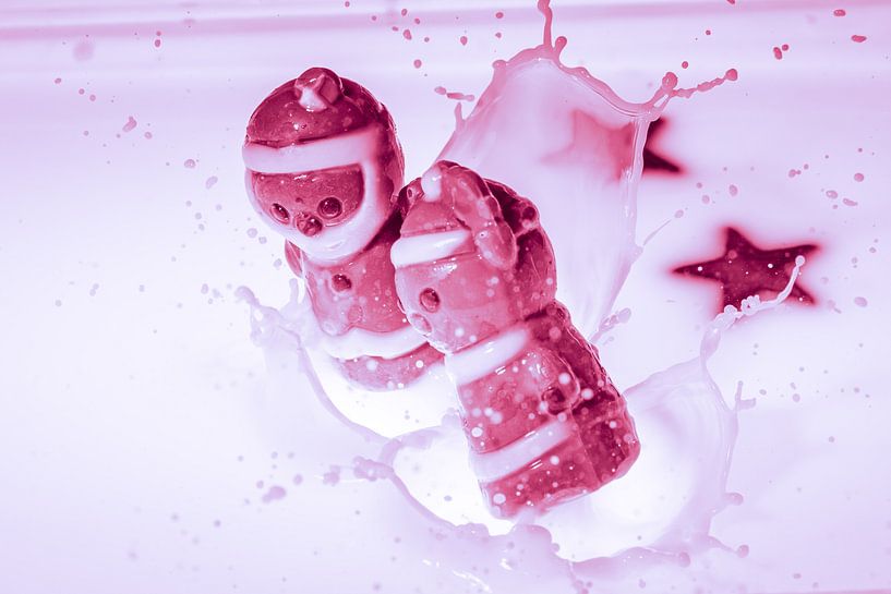 Père Noël splashed par Marc Heiligenstein