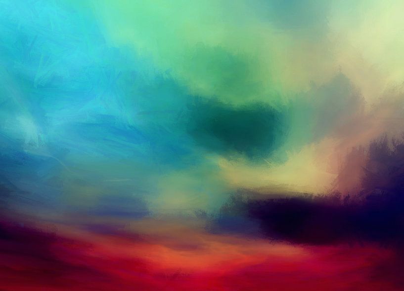 Paysage abstrait par Angel Estevez