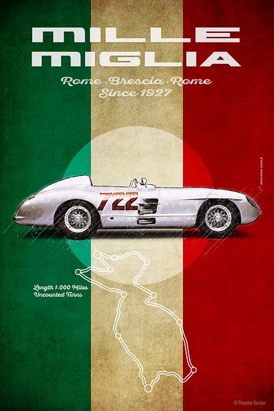 Mille Miglia MB 722 by Theodor Decker