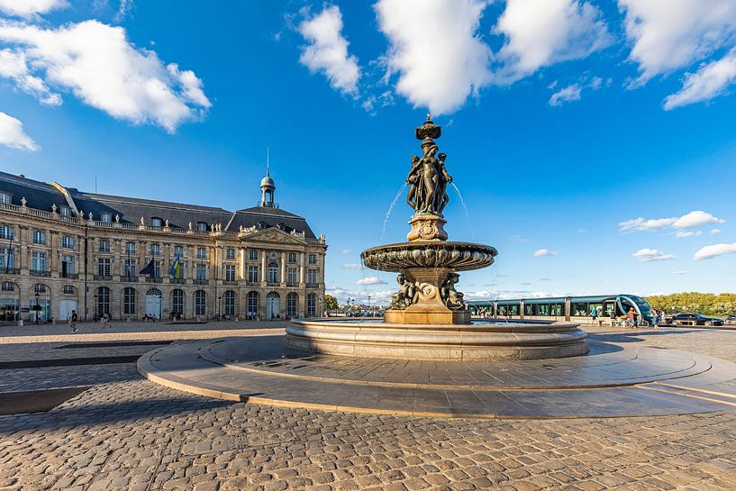 Place de la Bourse à Bordeaux - France par Werner Dieterich