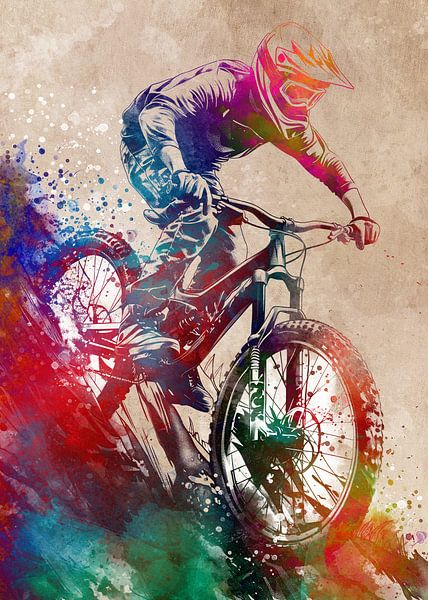 BMX biker sport art #biker by JBJart Justyna Jaszke