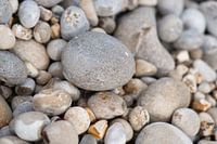 Pierres sur la plage d'Etretat en France