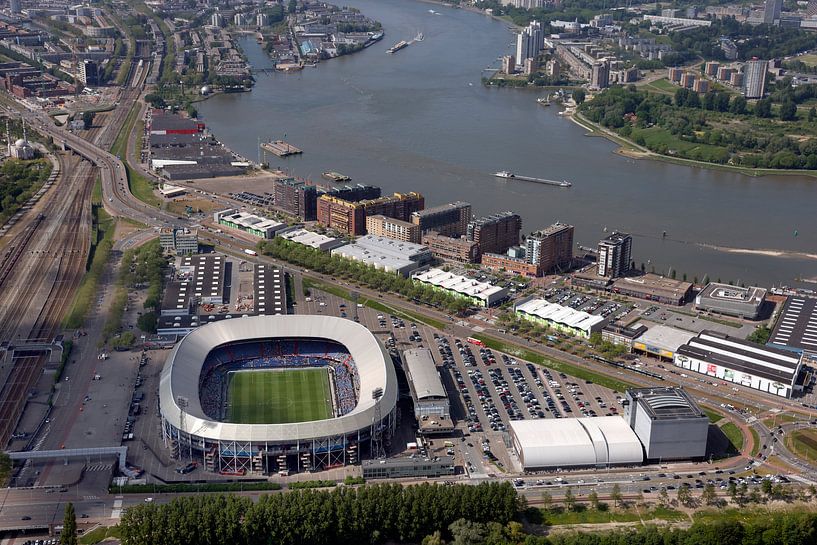 Rotterdam Aerial photo Feijenoord Stadium de Kuip by Roel Dijkstra