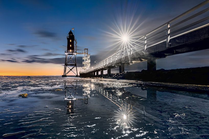 Nordsee Leuchtturm von Voss Fine Art Fotografie
