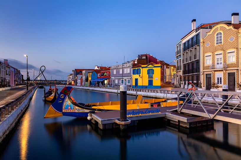 Soirée à Aveiro, Portugal par Adelheid Smitt