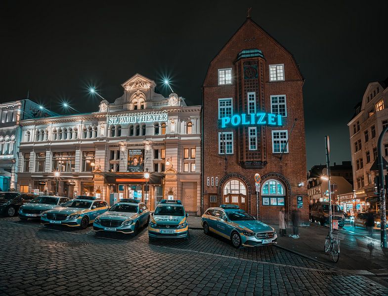 St. Pauli - Davidwache by Dekorative Hamburg Fotos