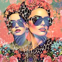 Hello Sunsine | Hello Sunshine ist ein sommerliches, farbenfrohes Werk im Vintage-Stil.