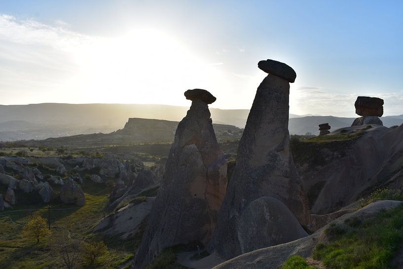 Zonsopkomst in Cappadocië van Anne Boer