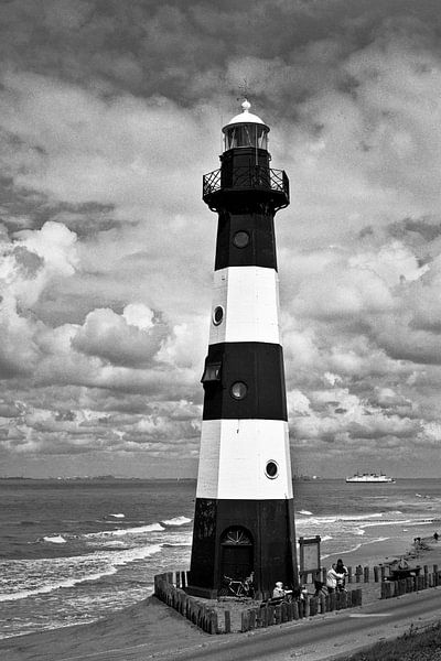 Breskens Lighthouse by Willy Lippens