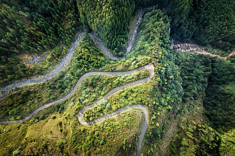 Vue aérienne des Açores par Heiko Meier