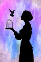 SCHATTENBLICK-POESIE: Das Mädchen und der Vogel