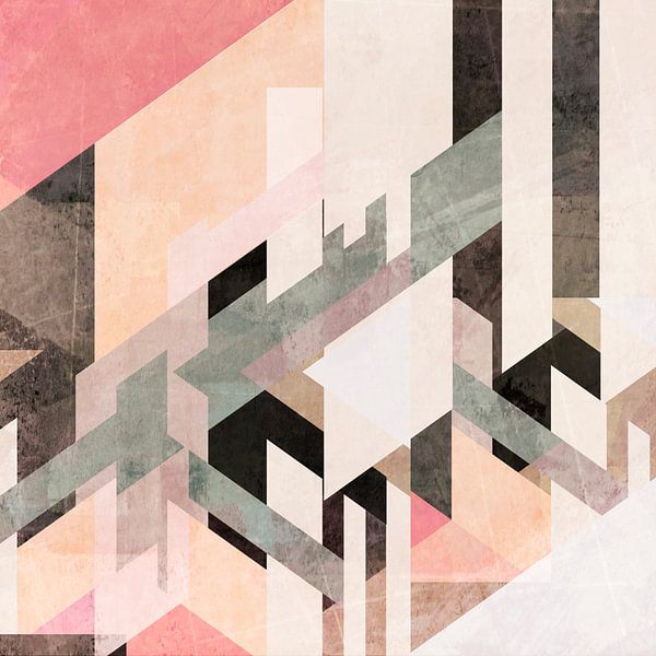 Retro Abstraktion von Mad Dog Art