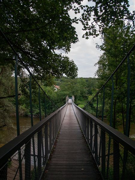 Suspension bridge over the Argen by Rinke Velds