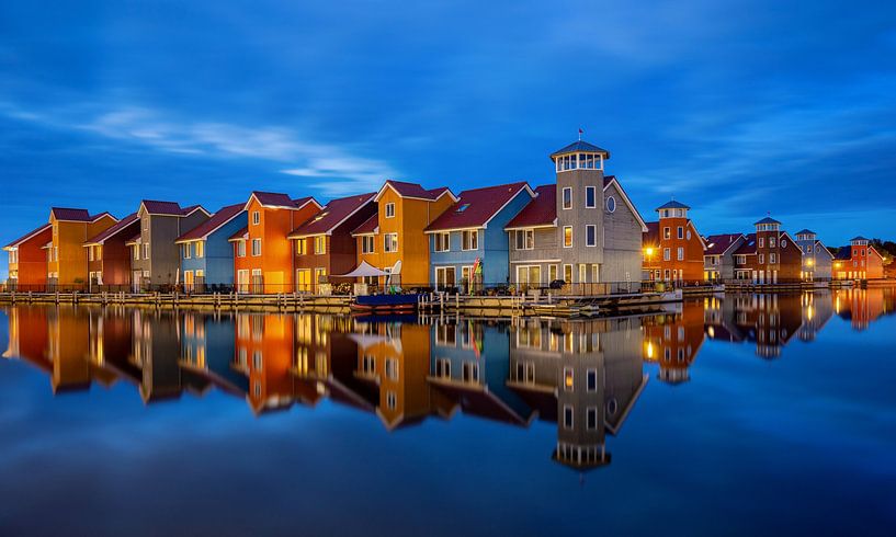 Colorful Reitdiephaven, Groningen by Adelheid Smitt
