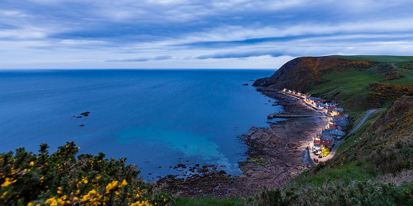 Crovie coastal village in Scotland by Werner Dieterich