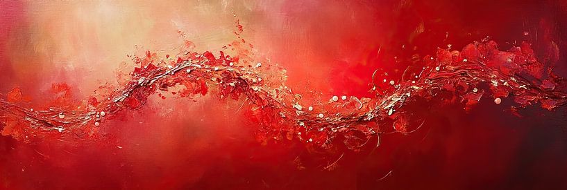 Danser les couleurs dans la symphonie rouge par La collection ARTEO