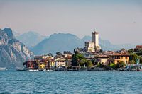 Malcesine avec le château des Scaliger sur le lac de Garde