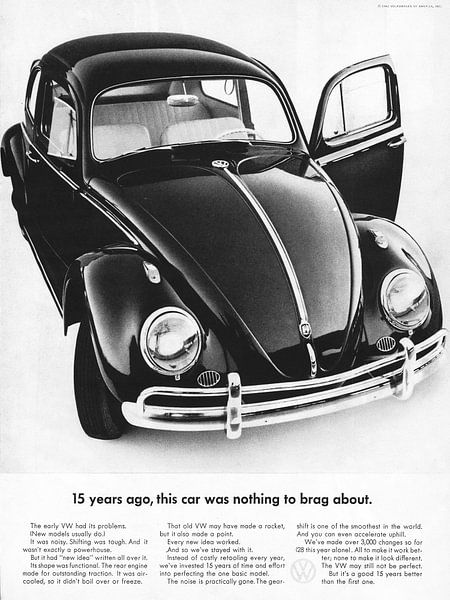 PUBLICITY VW 1962 par Jaap Ros