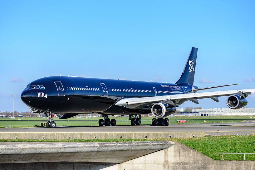 Hi Fly Malta Airbus A340-300 (9H-TQM) special livery. by Jaap van den Berg
