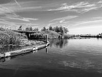 Radfahrer in den Weerribben