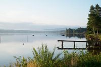 Zweedse ochtend over het Siljanmeer