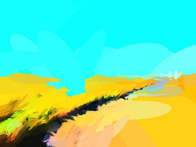 Paysage abstrait - Non classé. par Alies werk