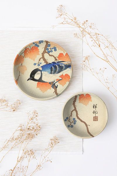 Still Life with Dishes - Japan par Marja van den Hurk