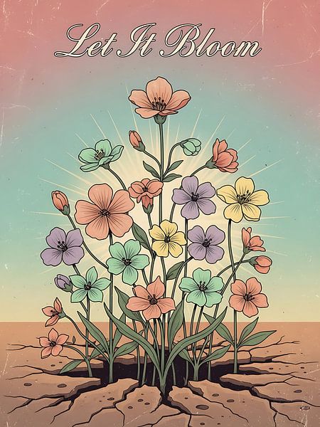 Wüstenblüte von Bovi Okta