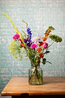 Nature morte moderne en bouquet de champs