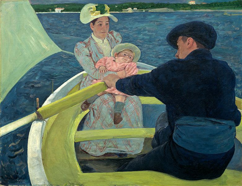 The Boating Party, Mary Cassatt by Liszt Collection