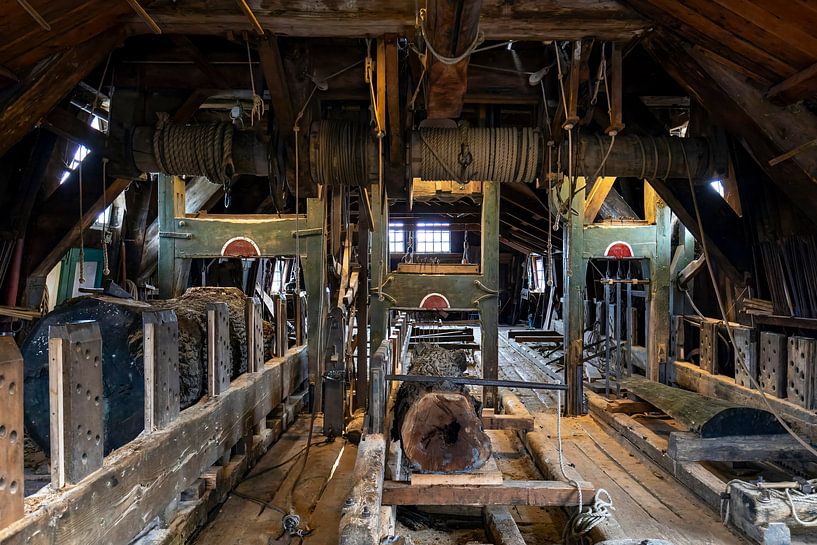 Wood sawmill De Jager Woudsend by Antje Verleg-Dijk