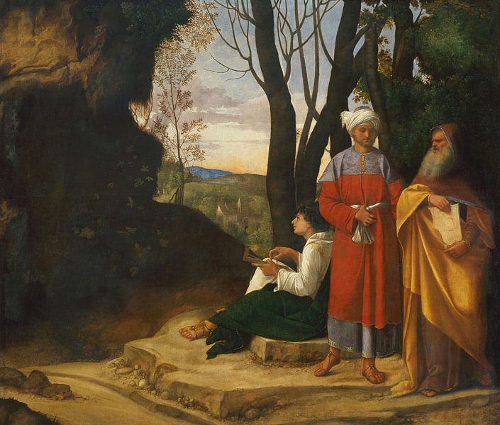 Drei Philosophen, Giorgione von Meisterhafte Meister