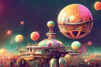 Alien-Fantasie, psychedelische Träume und fliegende Bohrinseln