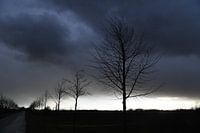 Just before the hail