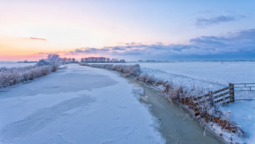Winterlandscape Holland by Peter Bolman