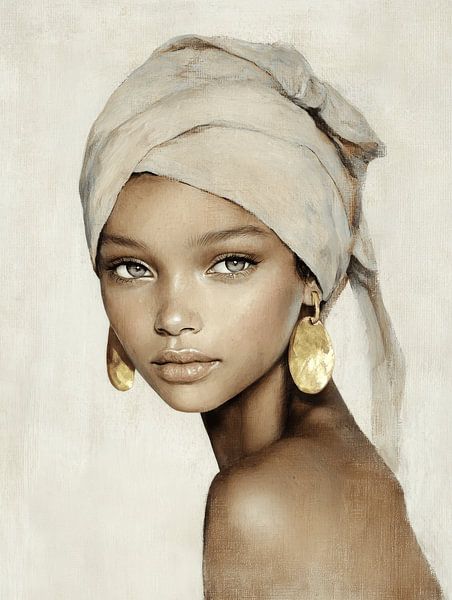 Das Mädchen mit den goldenen Ohrringen von Carla Van Iersel