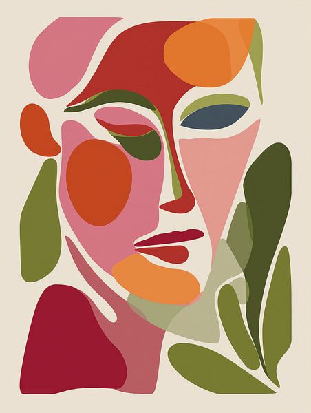 Abstract portrait by Bert Nijholt