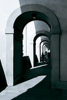 Florenz Italien in schwarz und weiß