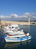 Fishing boats in Rethymnon (Greece)
