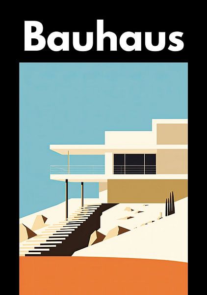 Poster Bauhaus Impression d'art Bauhaus par Niklas Maximilian