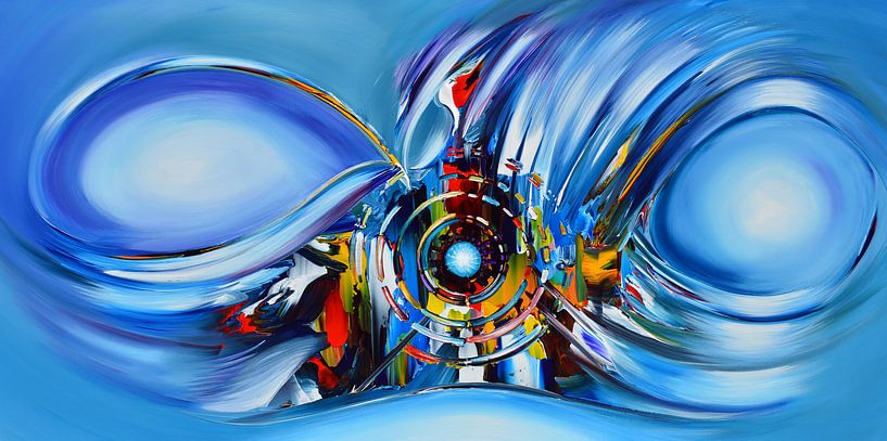 Bleu par Gena Theheartofart